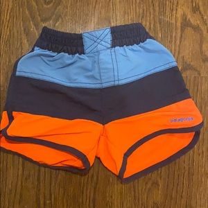 Patagonia swim trunks, size 2T
